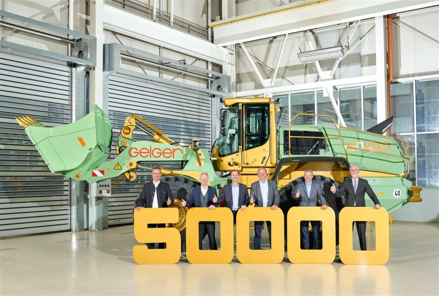 50,000th Liebherr wheeled loader delivered to long standing customer