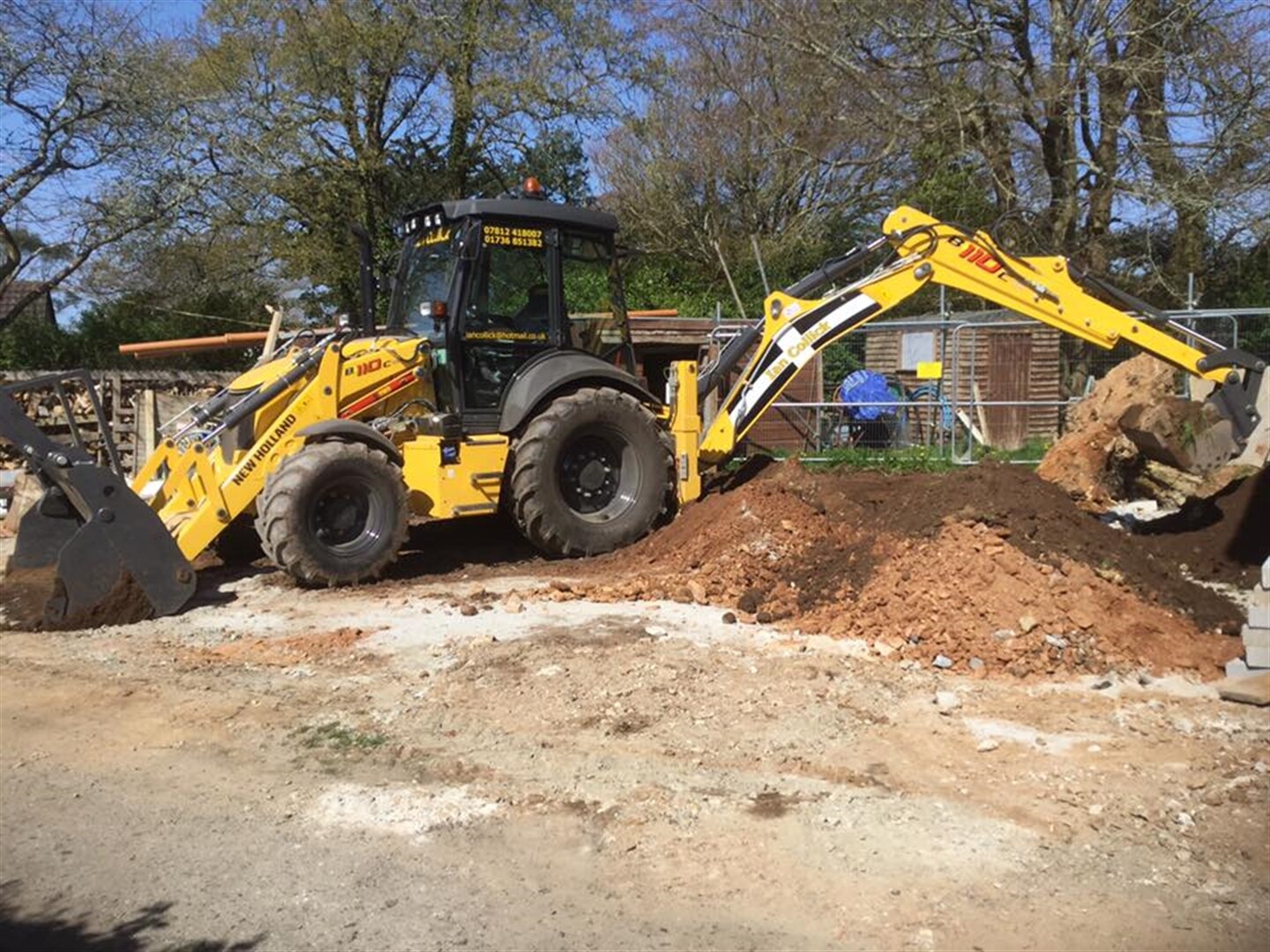 New, New Holland backhoe arrives in the South West