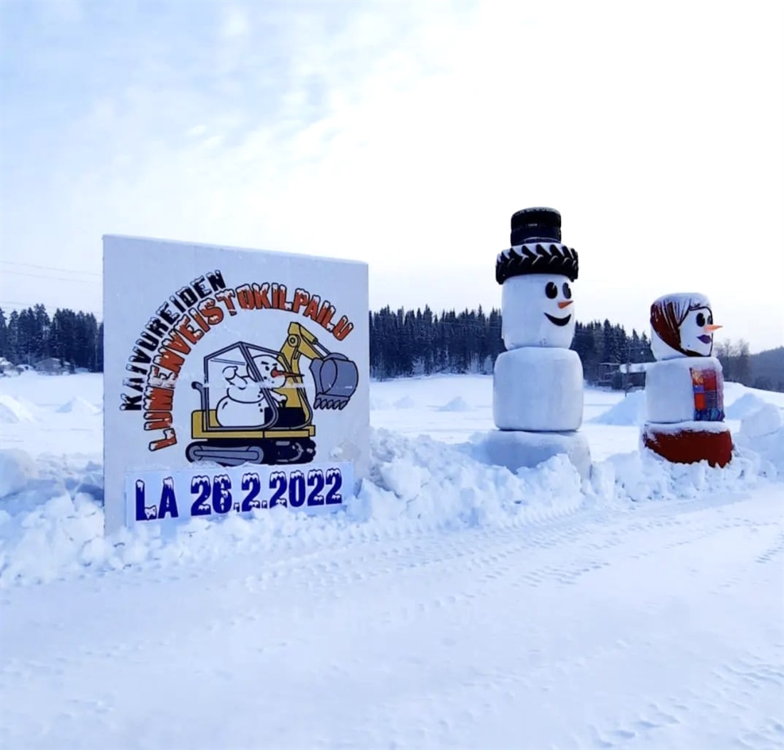 Finns Gear Up for Excavator Snow Sculpture Competition