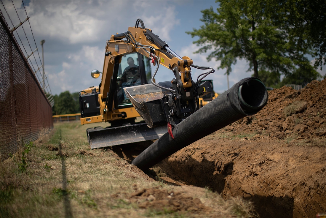 Cats Tilt Rotate System for mini-excavators