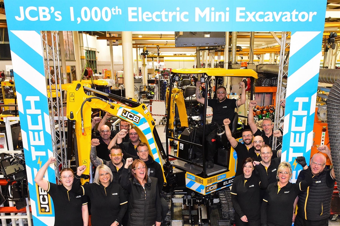 JCB electric mini celebrates milestone