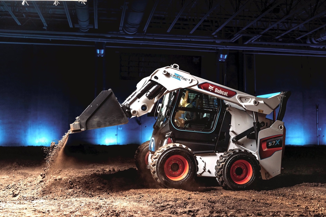 Electric Bobcat skid-steer loader & RogueX concept