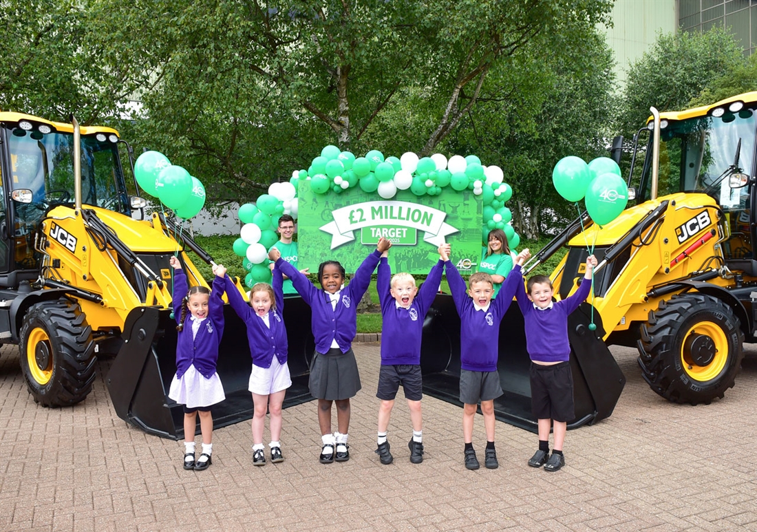 Biggest ever JCB appeal for the NSPCC