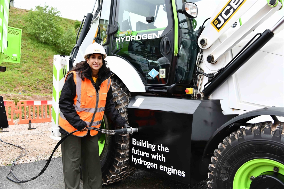 JCB hydrogen engines