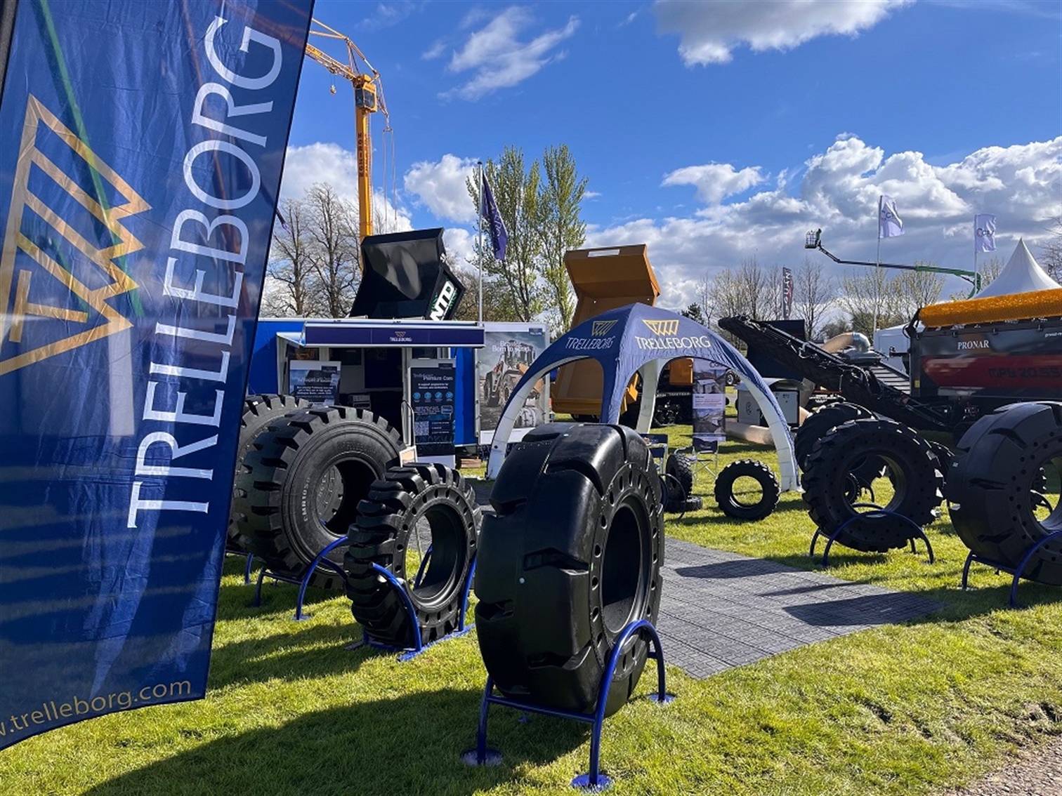 Trelleborg tyres at ScotPlant