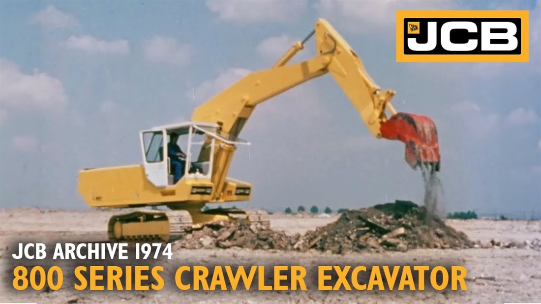 JCBs 800 Series Hydraulic Excavators #FlashbackFriday