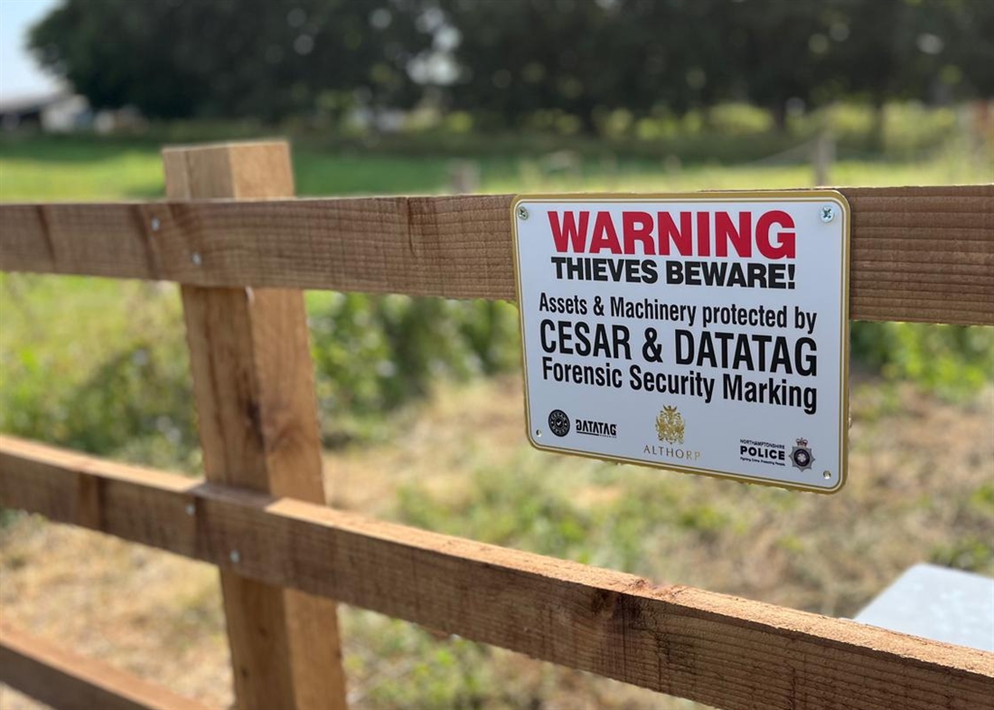 Althorp Estate strengthens security with CESAR and Datatag to deter rural crime