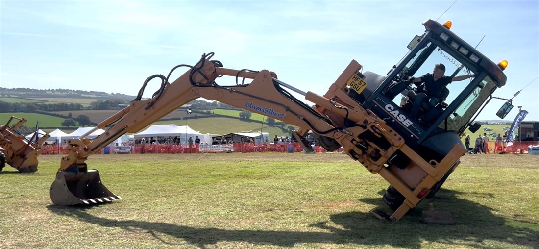 Cornish Youngster Performs Famous Digger Stunt