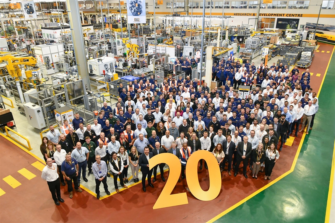 Many happy returns as JCB celebrates 20 years of engine making