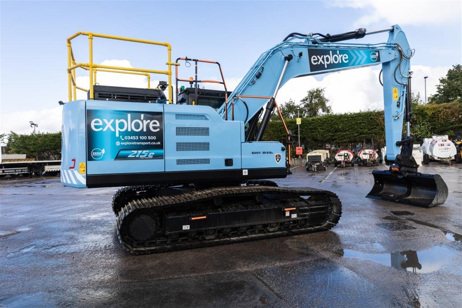 SANY UK sells first 23t electric excavator in the UK