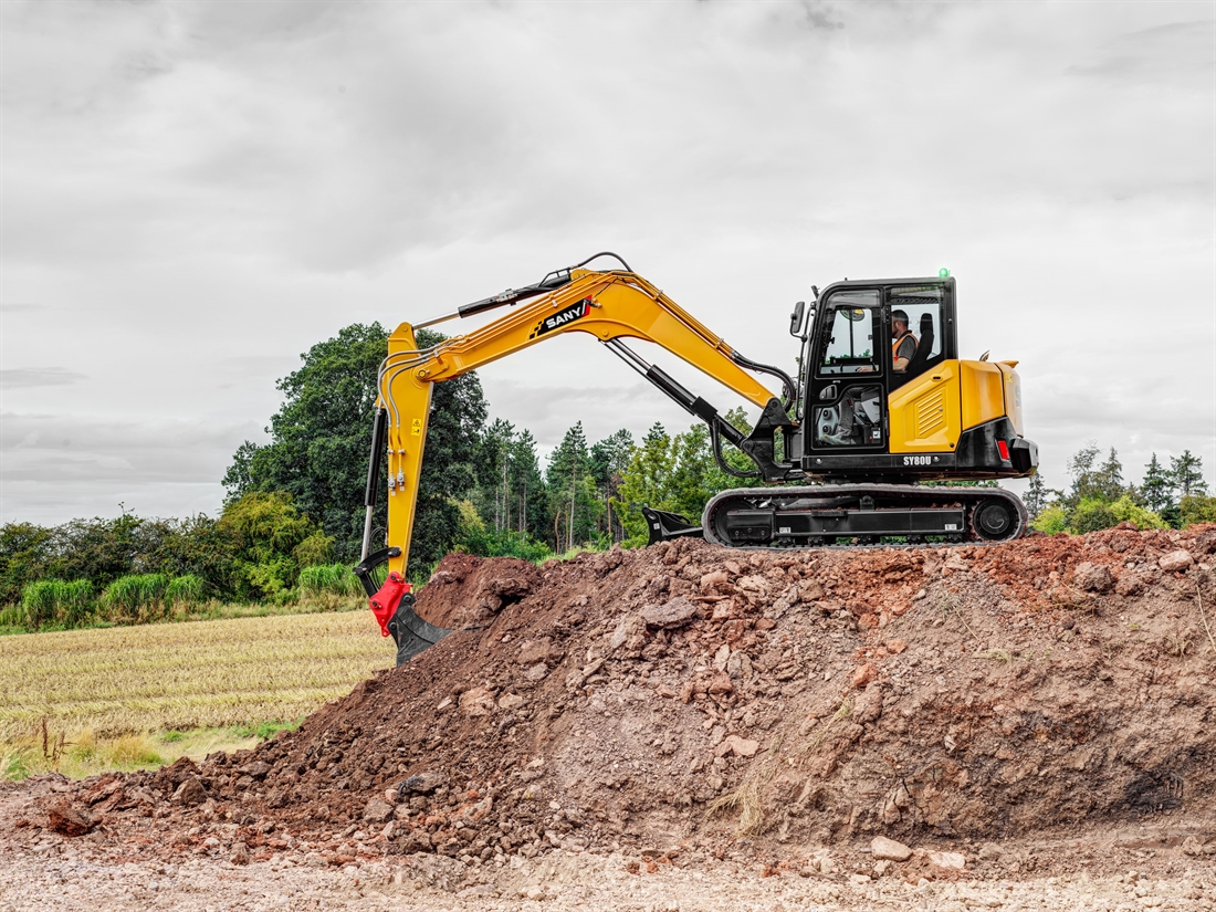 SANY reinvents 8-tonne excavator