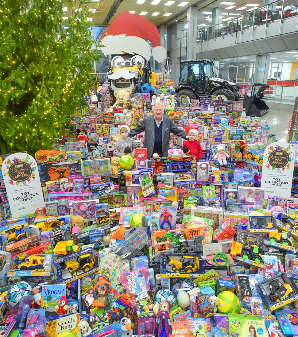 JCB Christmas Toy Appeal breaks record