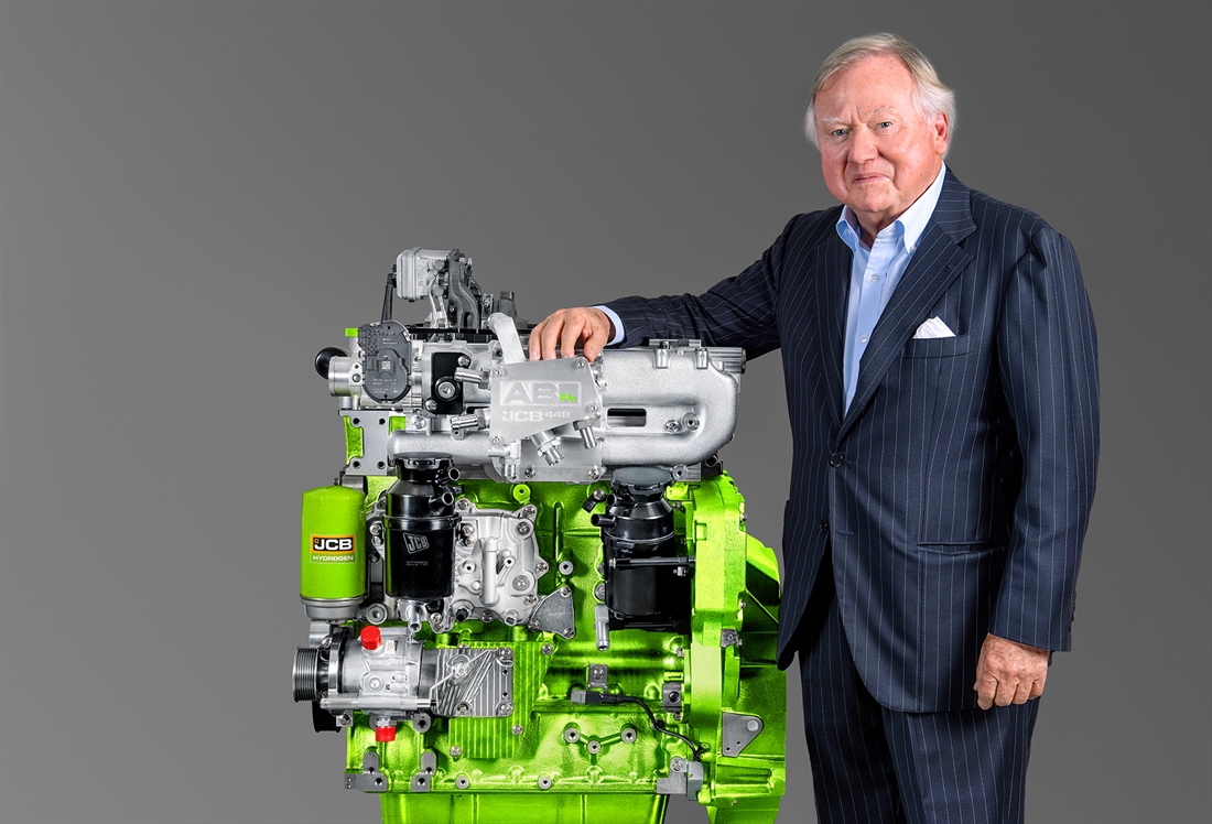 Landmark start to 2025 as JCBs hydrogen engine approved for use