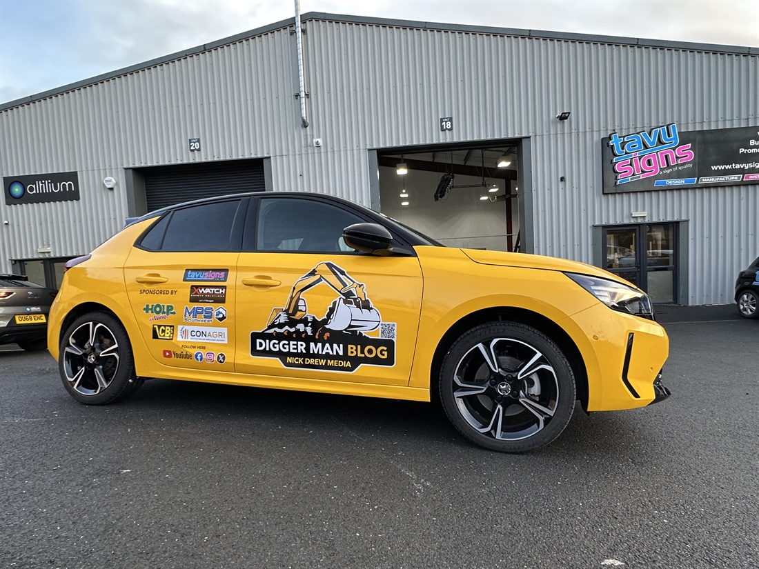 All New Digger Man Blog Car Hits the Road