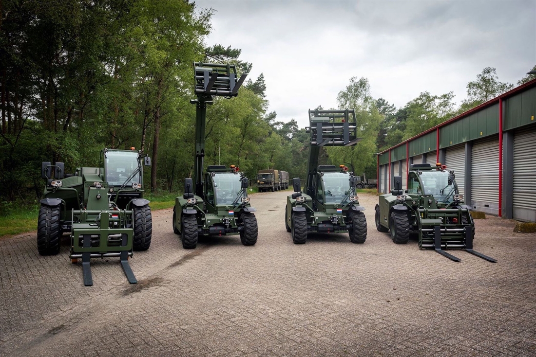 Dutch armed forces take delivery of new Bobcat telehandlers, air compressors and compactors