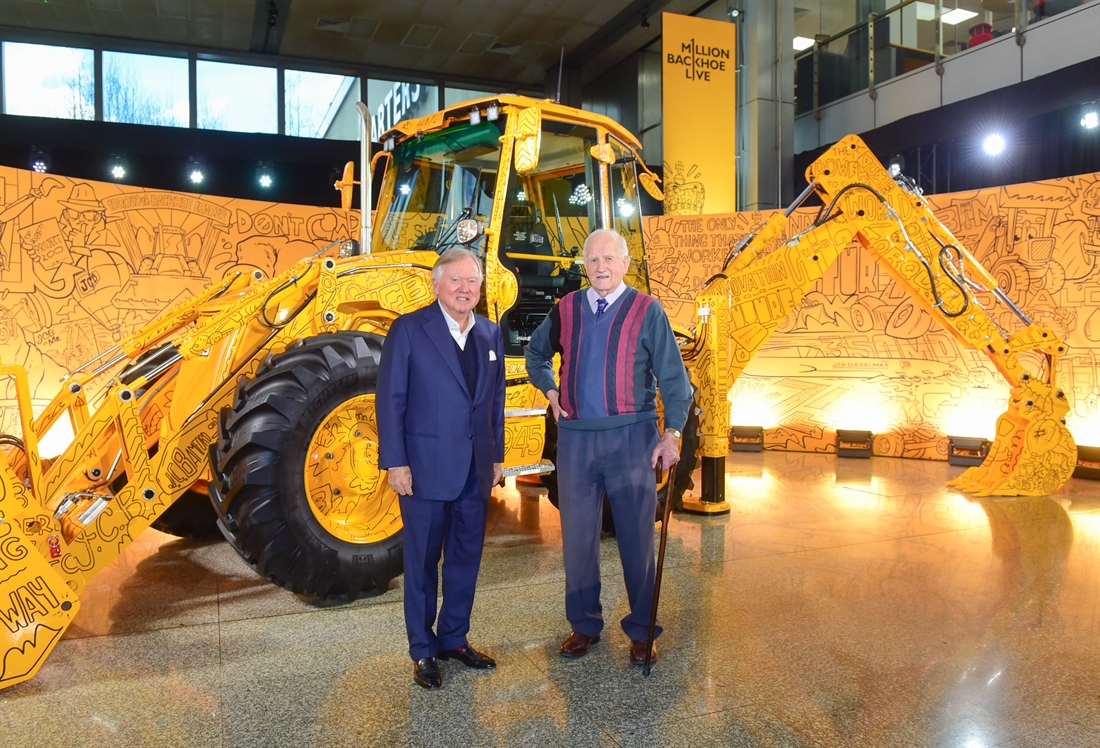 Pioneer Ken aged 100 helps mark millionth JCB backhoe milestone