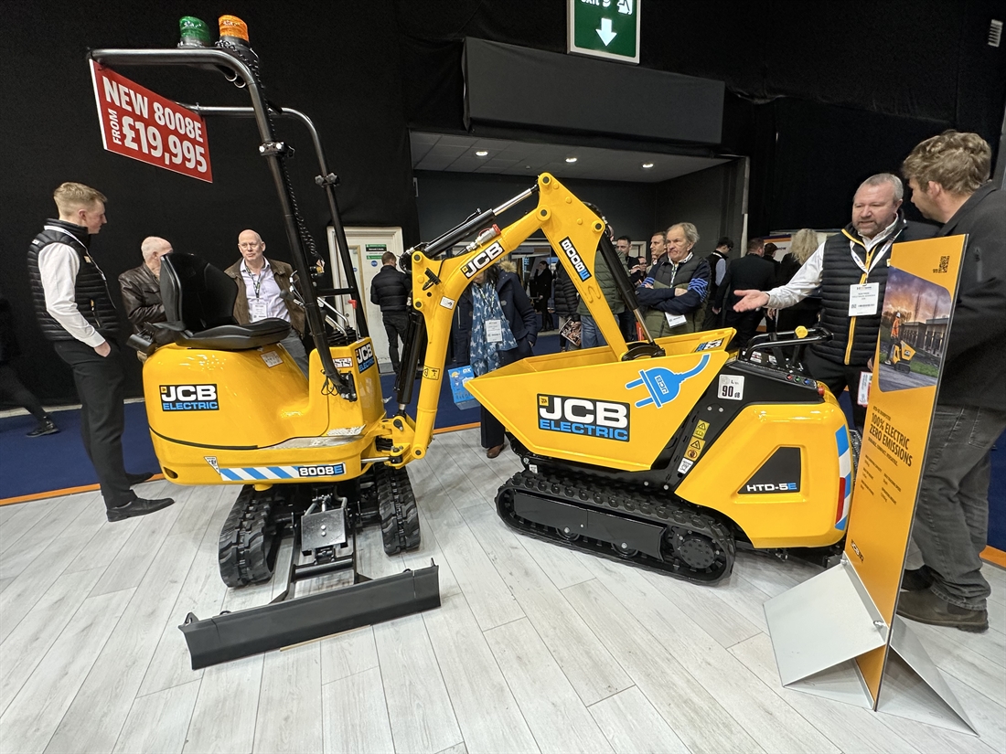 JCB Showcases Electric Micro at the Executive Hire Show