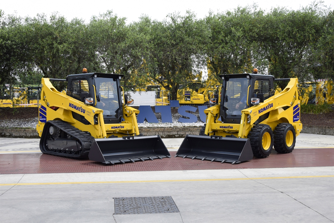 Komatsu presents new skid steer loader and compact track loader at Bauma 2025