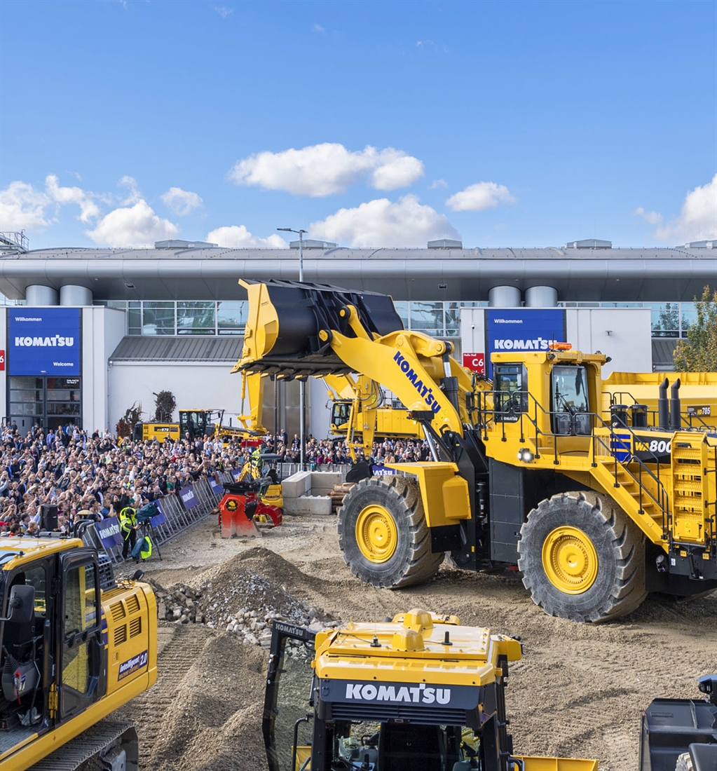 Gearing Up for Bauma (Komatsu)