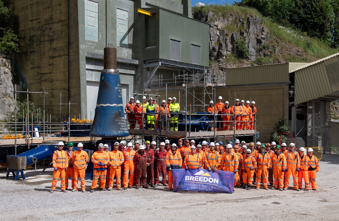 QMS replaces primary crusher at Breedons Hope Cement Works