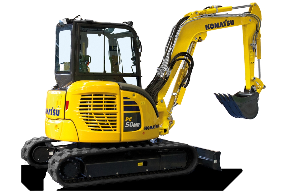 Komatsu upgrades its range of compact mini excavators